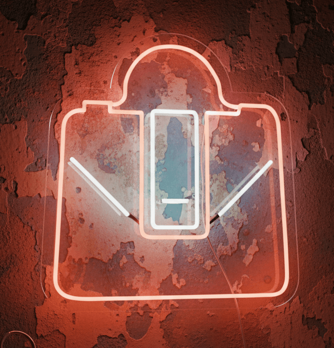 Handbag Neon Sign 21x20 Inch | LED Purse Shape Neon Wall Light | Fashion-Inspired Neon Artwork for Bedroom, Living Room, Closet, Boutique, Retail Storefront, Parties, Weddings, and Event Decoration