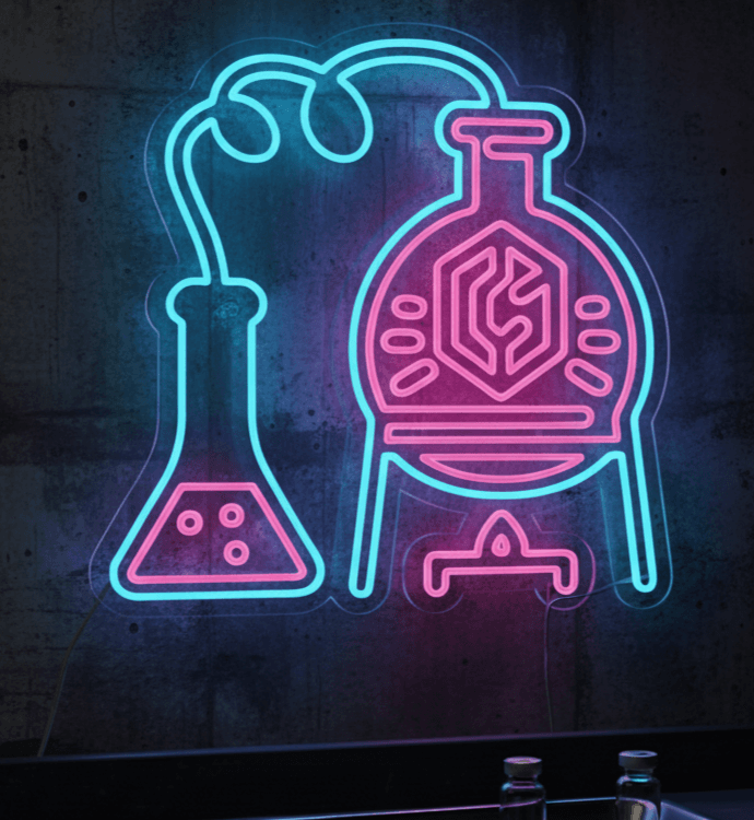 Neon Flex Science Lab Sign Plug In 26x2,  Science Experiment Neon Light India, Plug In Neon Sign Lab Equipment, Flexible Neon Science Lab Wall Decor, No Battery LED Neon Flex Board Amazon