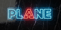 7x24 PLANE Neon Sign Blue Red LED Neon Light Aviation Decor, Plug-in Airplane Neon Wall Art, Custom Travel Neon Flex Sign for Bedroom, Bar, Gaming Room, Aviation Gifts, Home Wall Decor Light 1