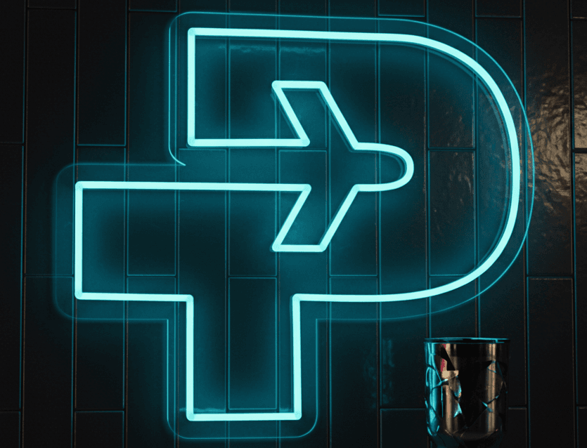 20x23 Airplane Neon Sign LED Wall Decor ? Blue Neon Light Travel Wall Art, Aviation Decor, Custom Plug-in LED Neon Sign for Room, Gaming, Bar, Pilot Gift & Aviation Studio Decoration
