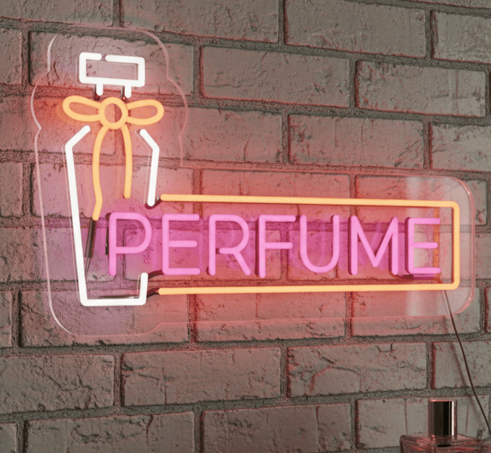 Perfume Neon Sign | Neon Flex Perfume | Plug in Perfume Sign |  Neon Perfume | LED Perfume Neon Light | Perfume Gift Neon Sign | Neon Sign for Perfume Room | Flexible Neon Perfume | 14x23