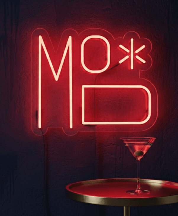 Mood Neon Sign Red LED, Mood LED Neon Light, Neon Flex Mood Sign, Plug in Neon Mood Board,  Mood Neon Display, Mood with Star Neon Light, Custom Mood Neon India, Mood Wall Decor LED