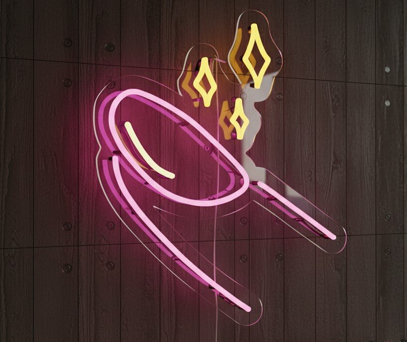 Custom 17x14 Nail Neon Sign LED Wall Decor | Beauty Salon Nail Art Neon Light | Plug-in Flexible LED Neon Sign for Salon, Spa, Tattoo Shop, Barber Studio, Gaming Room & Home Wall Decoration