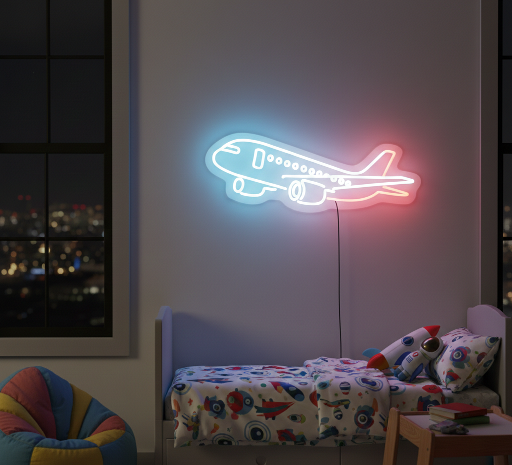 Aeroplane Neon Sign