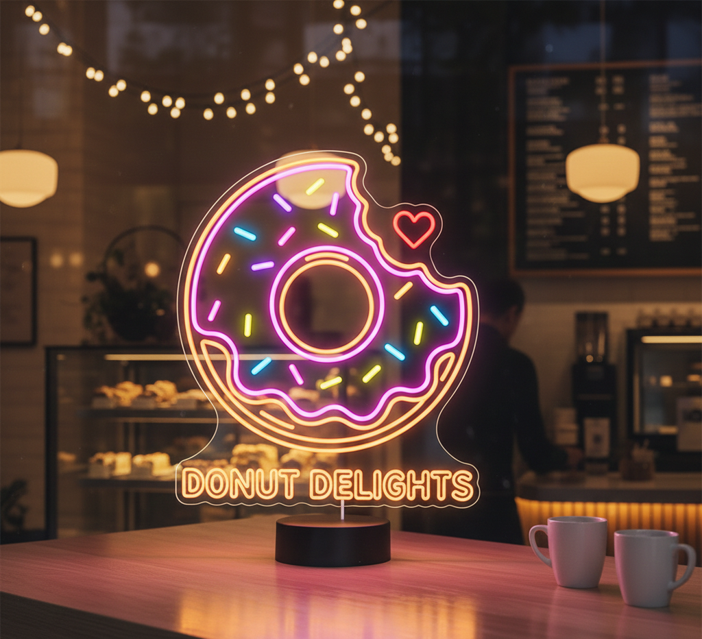 Donut Neon Sign