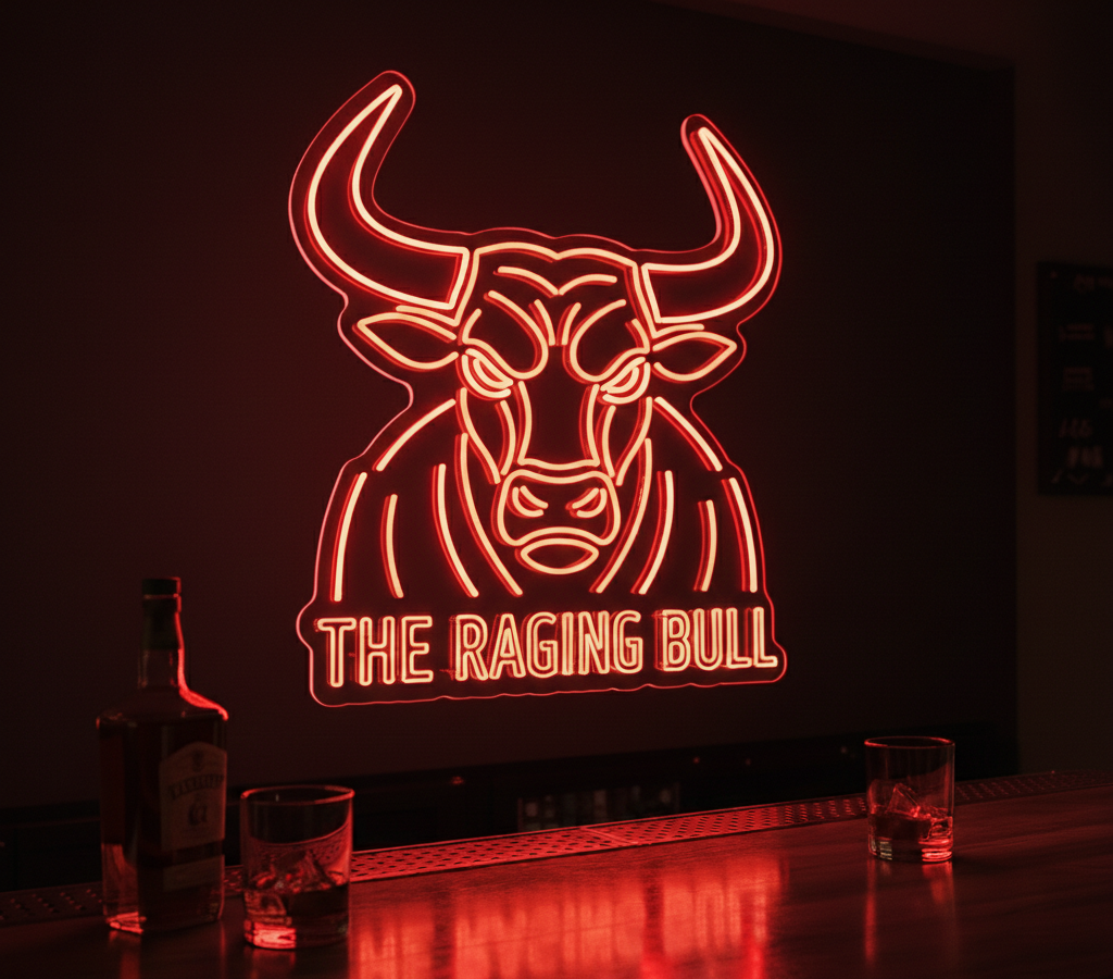 Bull Neon Sign