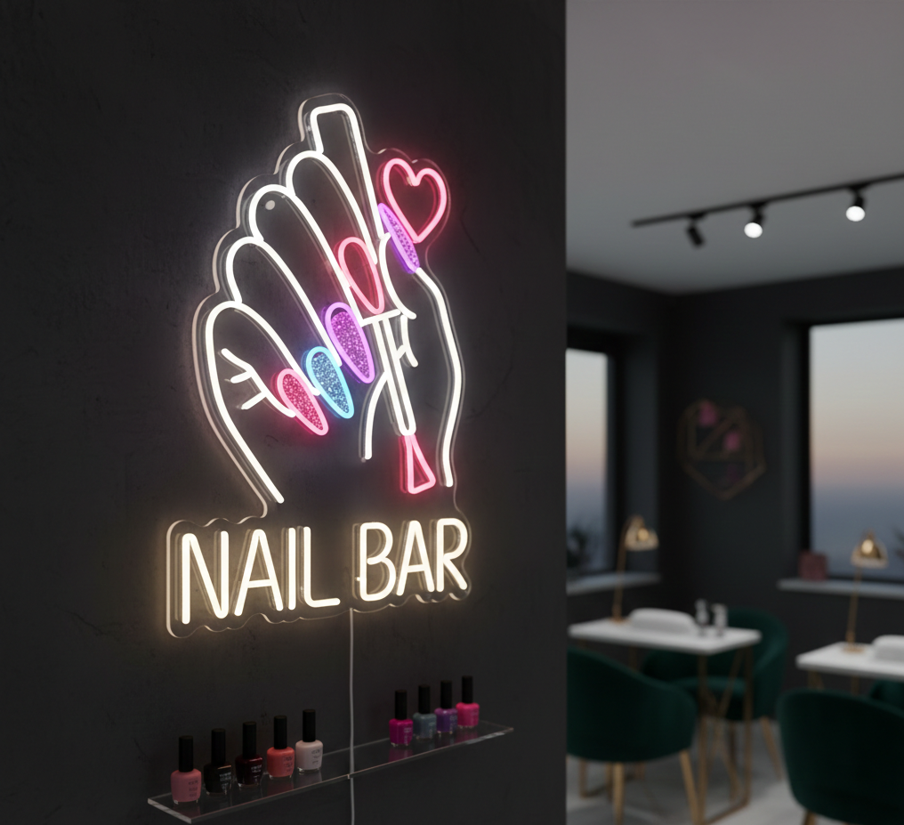 Nails Shop Neon Sign