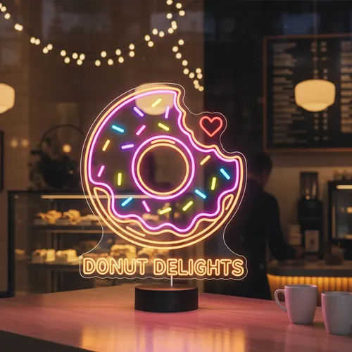 Donut Neon Sign