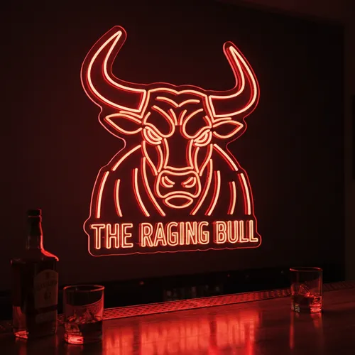 Bull Neon Sign