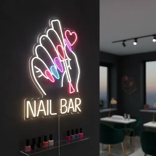 Nails Shop Neon Sign