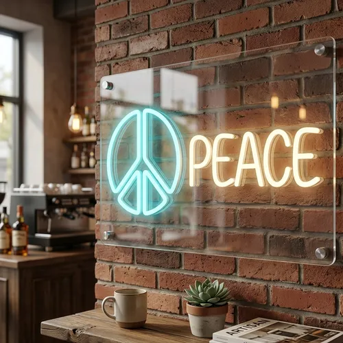 Peace Neon Sign