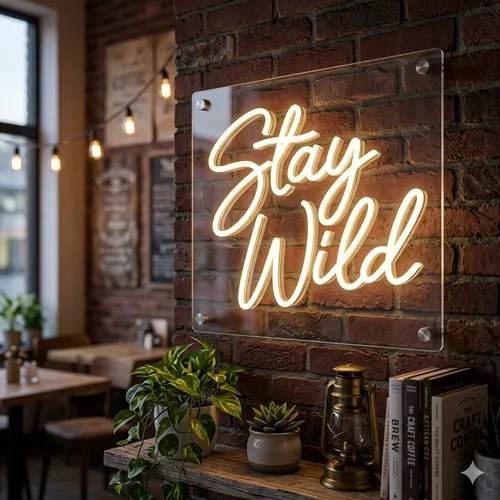 Stay wild Neon Sign