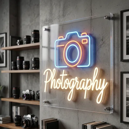 Photography Neon Sign
