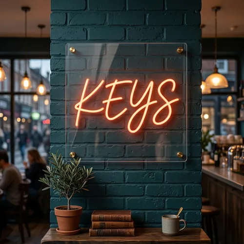 Keys Neon Sign