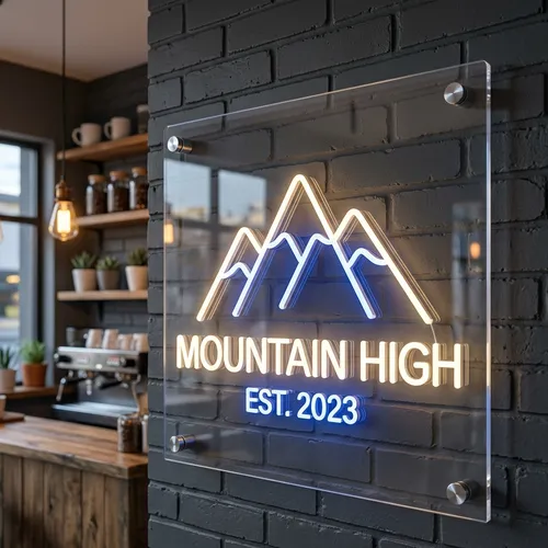 Mountain Neon Sign