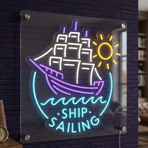 Ship Neon Sign