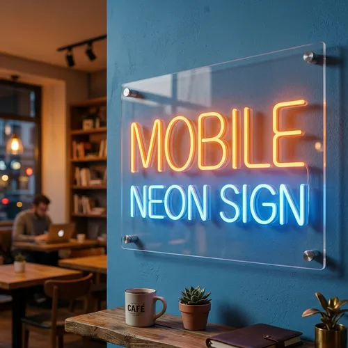 Mobile Neon Sign