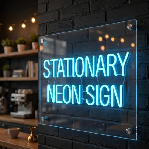 Stationary Neon Sign