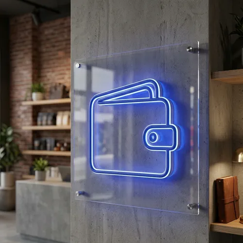 Wallet Neon Sign