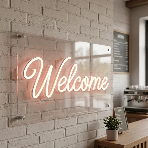 Welcome Neon Sign