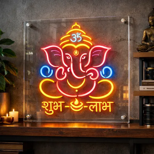 Ganesh ji Neon Sign