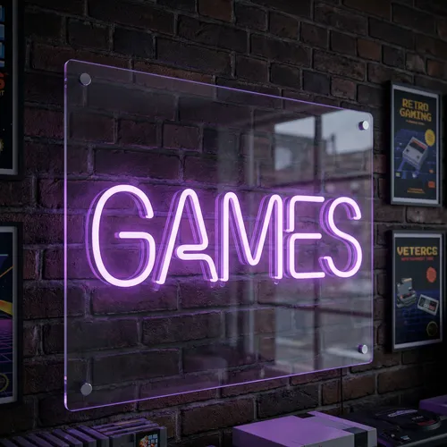 Games Neon Sign