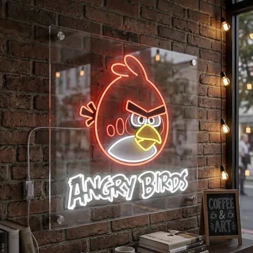 Angry bird Neon Sign