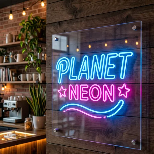 Planet Neon Sign