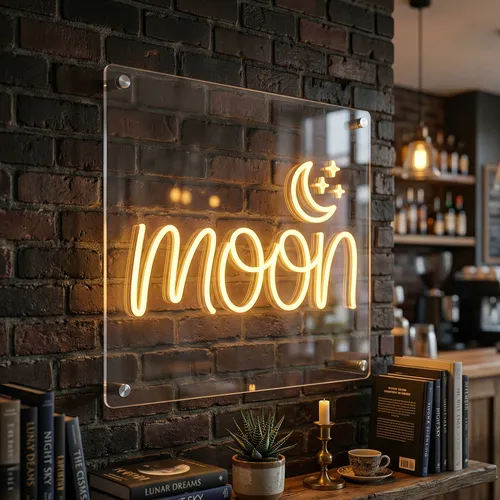 Moon Neon Sign