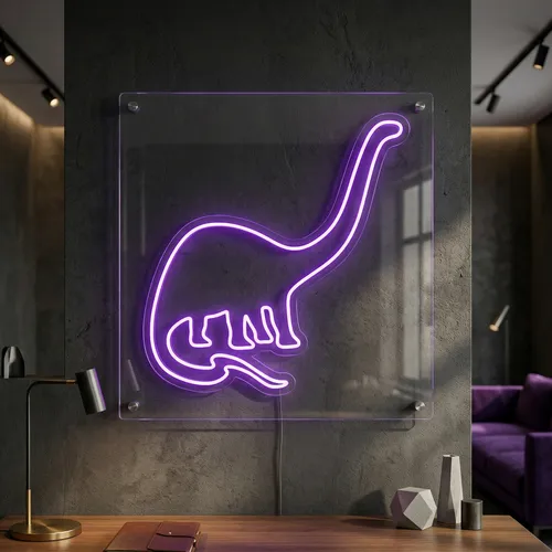 Dinosaur UV Neon Sign