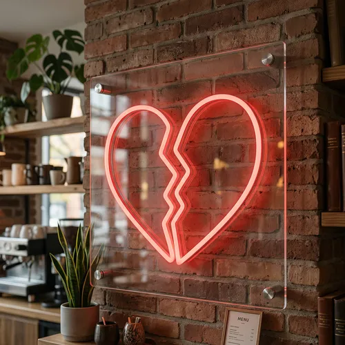 Broken heart Neon Sign