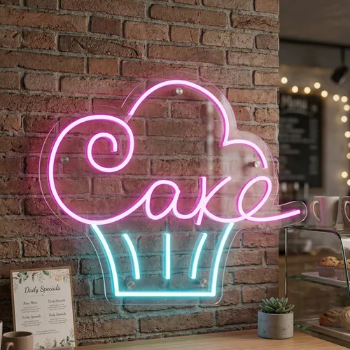 Cupcake UV Neon Sign