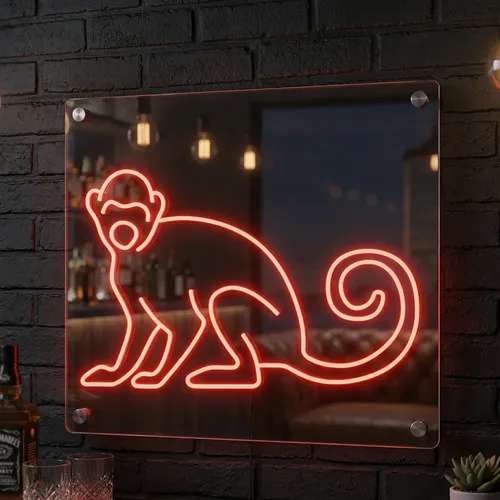 Monkey Neon Sign