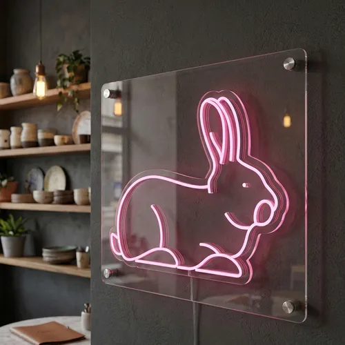 Rabbit Neon Sign