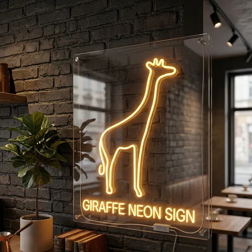 Giraffe Neon Sign