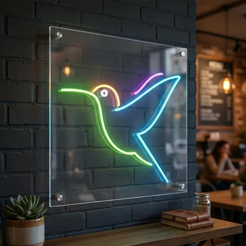 Humming Bird Neon Sign
