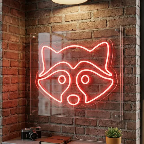 Racoon Neon Sign