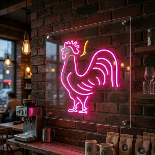 Rooster Neon Sign