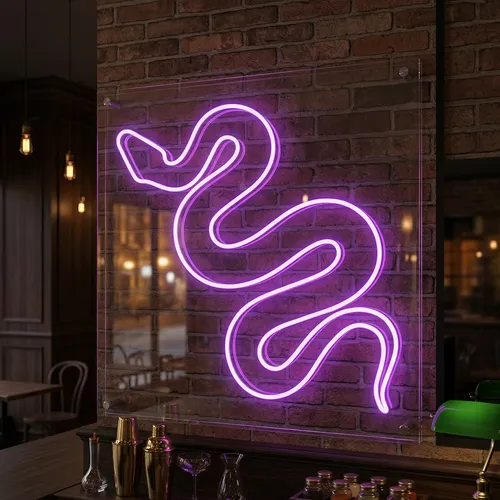 Snake Neon Sign