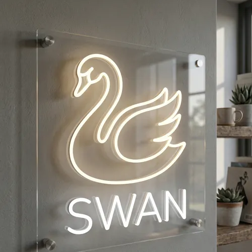 Swan Neon Sign