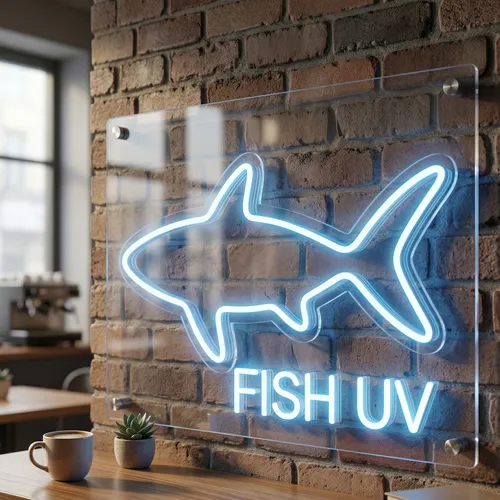 Fish UV Neon Sign