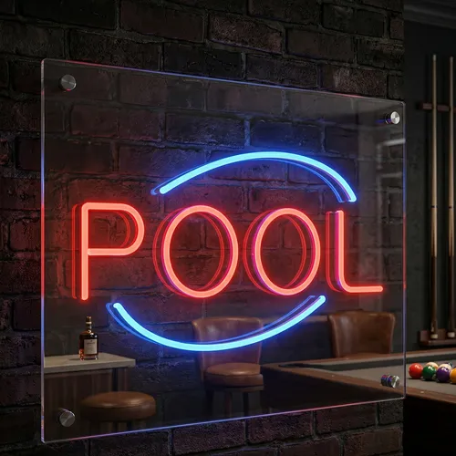 Pool ball Neon Sign