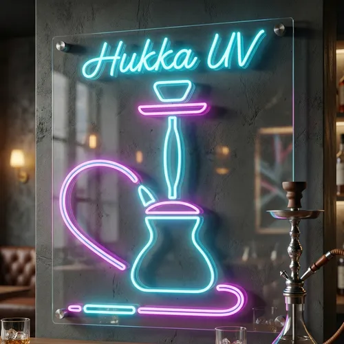 Hukka UV Neon Sign