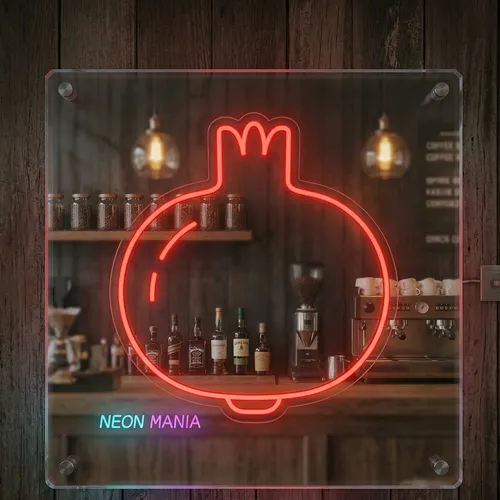Pommegrante UV Neon Sign