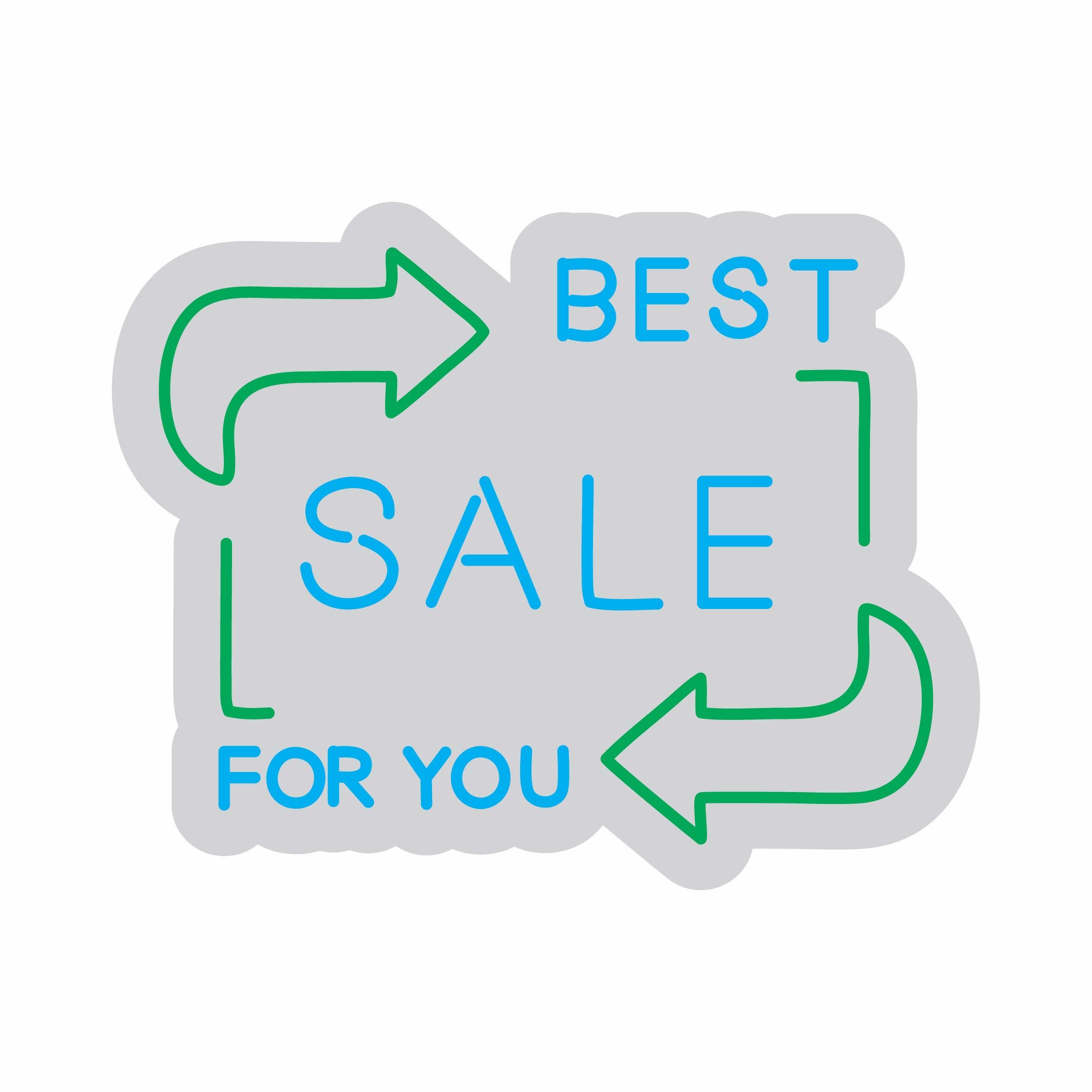 Custom Neon | Best Sale for You Neon Sign | 19x24 | Blue Green Neon Sign 3