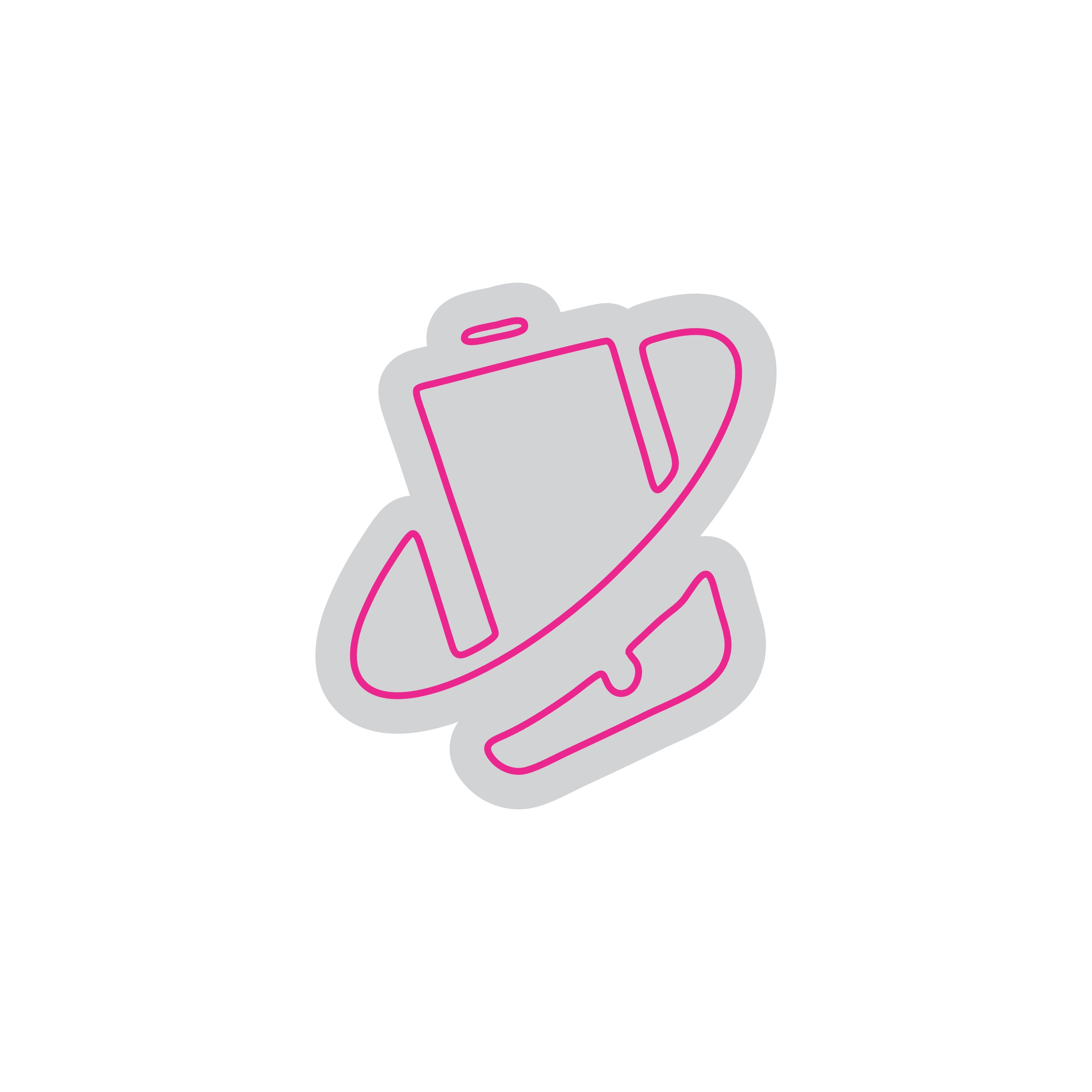 Custom Neon | Hat Design Neon Sign | 24x21 Inches | Hot Pink Bright Wall Decor 3