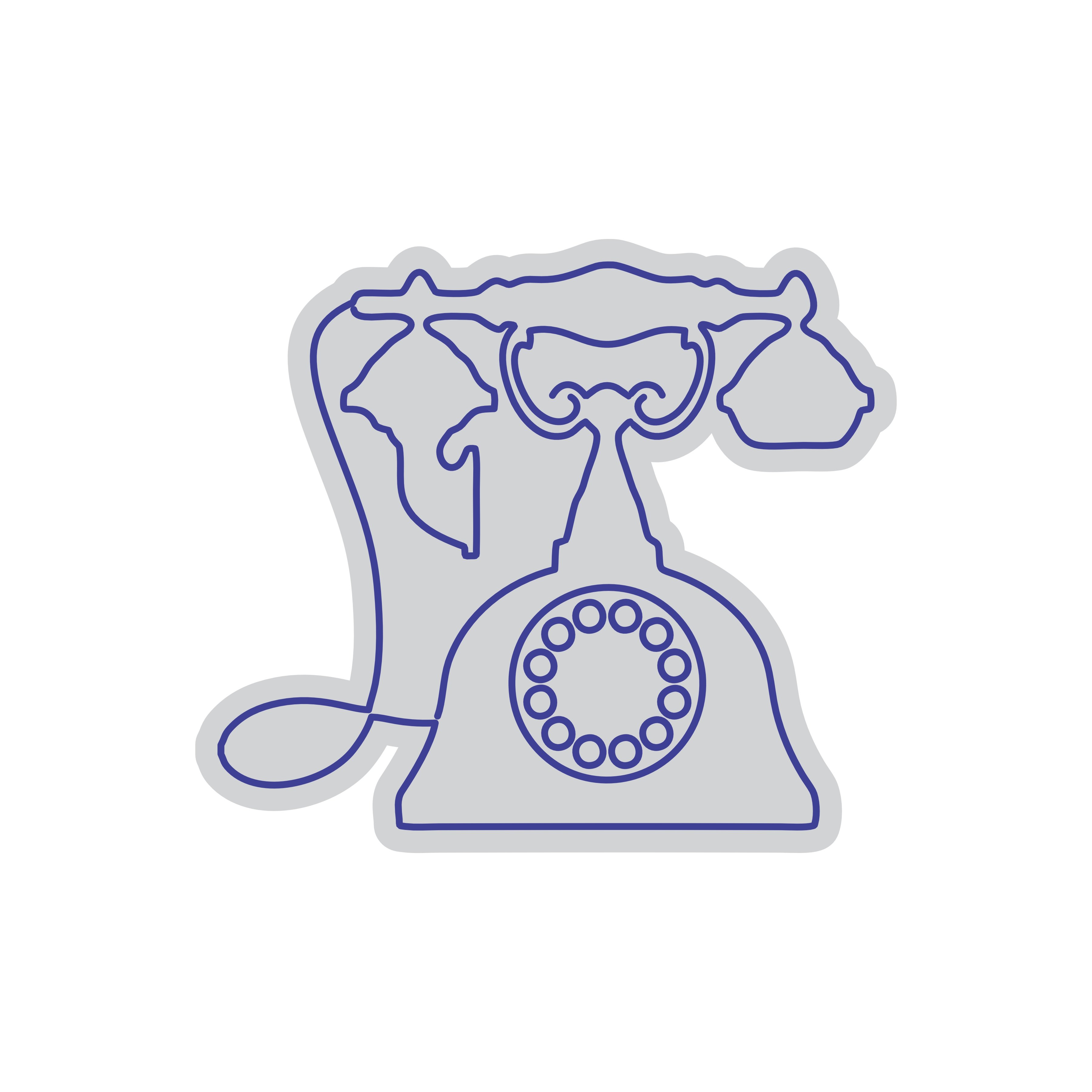 Custom Neon | Telephone Neon Sign | 28x32 | Ice Blue | Bright LED Wall Decor 3