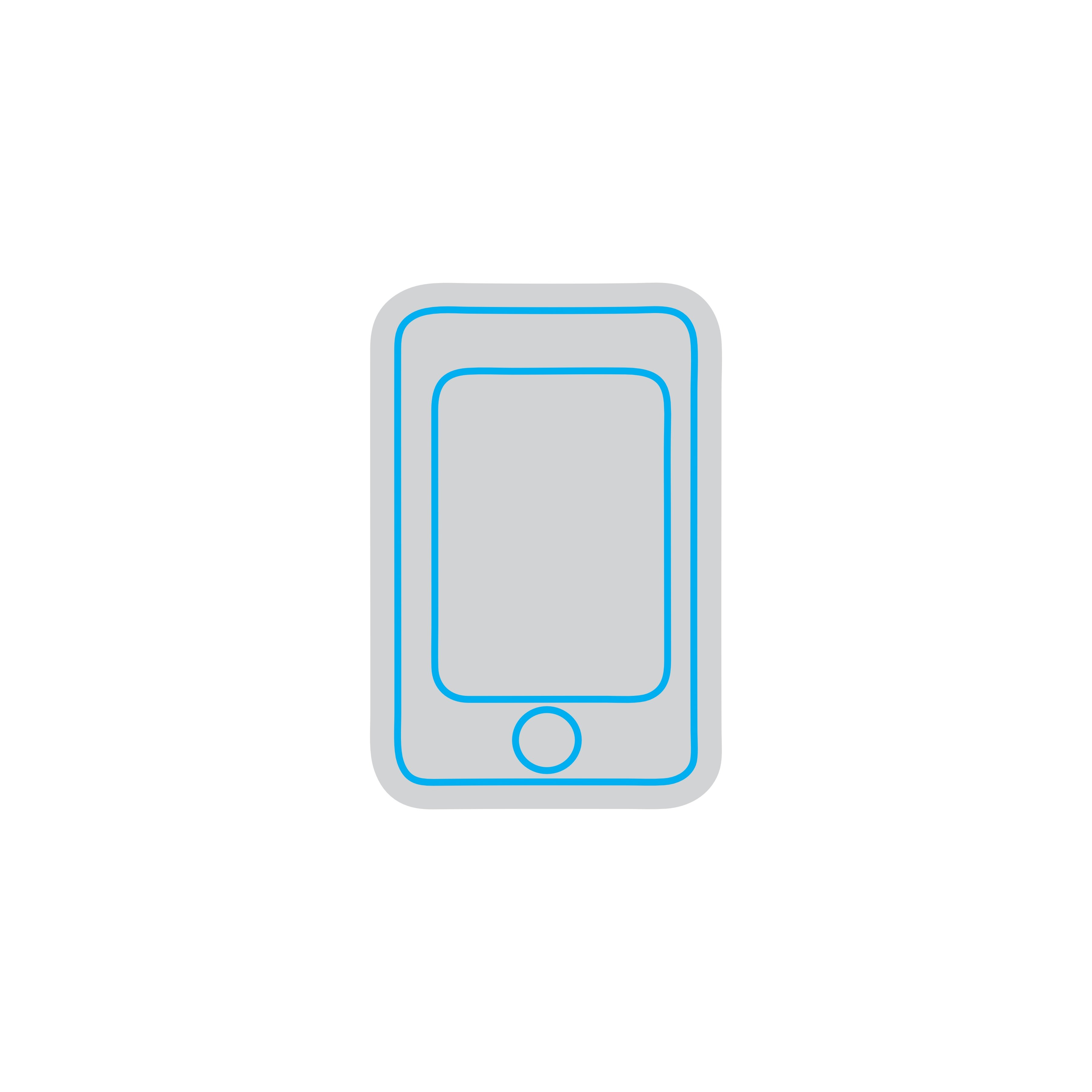 Custom Neon | Smartphone Design Neon Sign | 24x16 | Cyan Light for Modern Decor 3