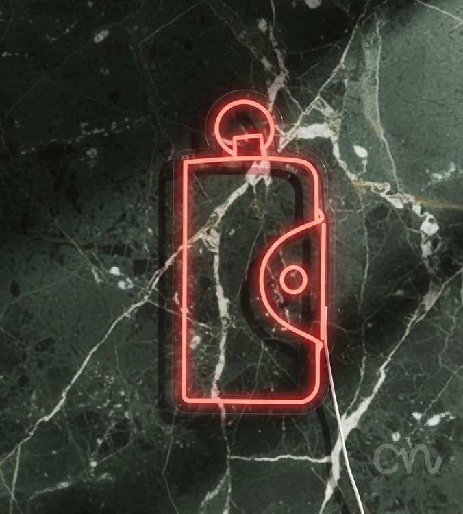 Custom Neon | Lighter Design Neon Sign | 24x12 | Hot Pink 2