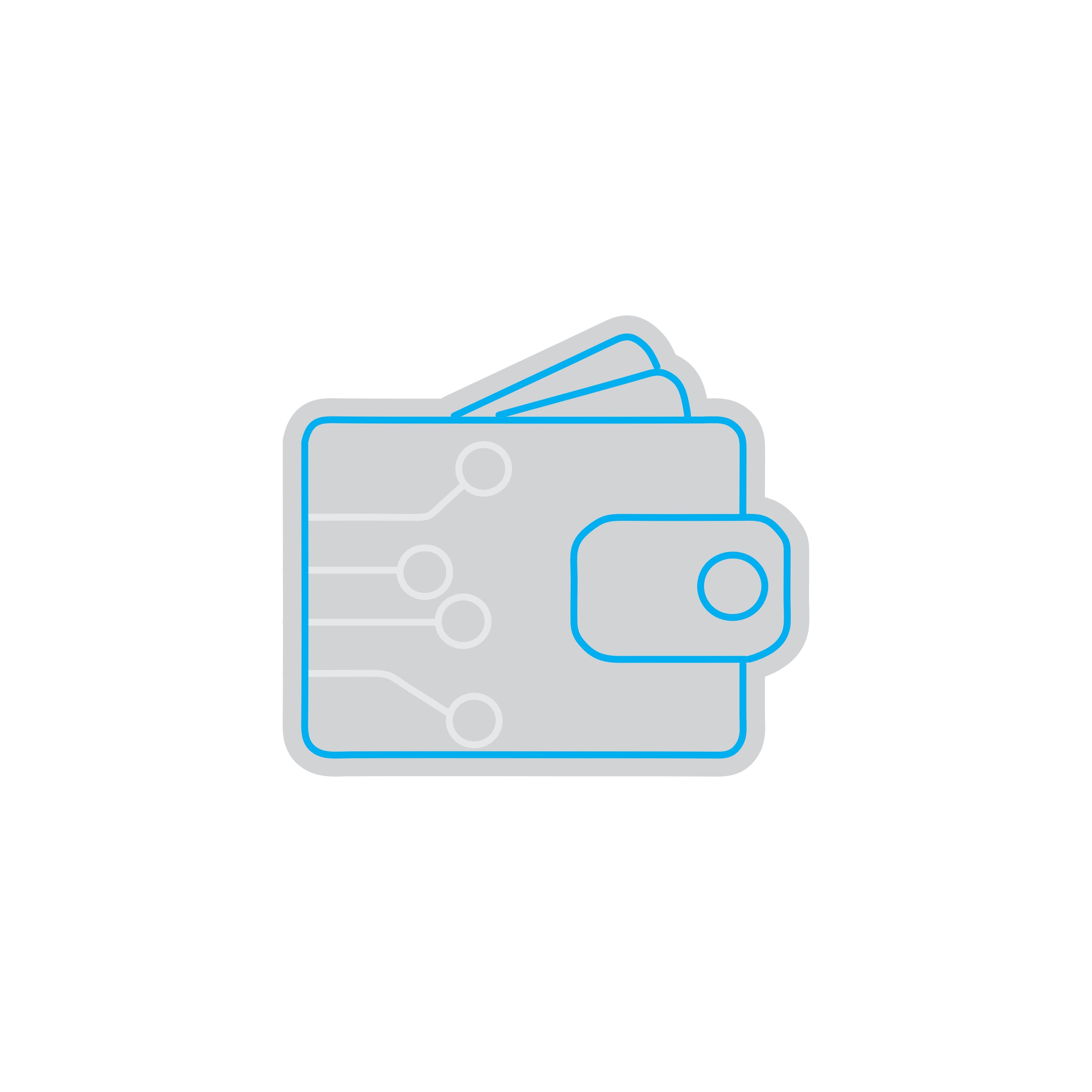 Custom Neon | Wallet Design Neon Sign | 21x24 | Light Blue 3